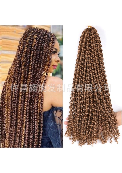 Avrupa ve Amerikan Tarzı Peruk Düzensiz Dreadlocks Tutku Büküm Afrika Kimyasal Fiber Peruk Su Dalgası Su Dalgalanma (Yurt Dışından)