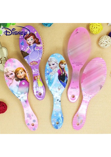 Prenses Minnie Dondurulmuş Tarak Karikatür Sevimli Güzellik Moda Oyuncaklar Kıvırcık Saç Fırçası Tarak Anti-Statik Fırça Tarak Disney (Yurt Dışından) fiyatları