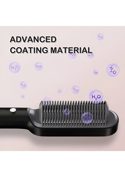 Elektrikli Saç Düzleştirme Fırçası | Saç Düzleştirme ve Kıvırma Için Şekillendirme Aracı | Kızlar Için Üç Dakikada Şekillendirme Tarağı (Yurt Dışından) fırsatları