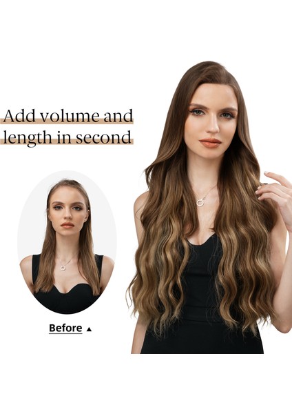 Avrupa ve Amerikan Tarzı Peruk Kadın Mısır Bigudi Balıkçılık Ipliği Uzun Kıvırcık Saç Kimyasal Fiber Saç Uzatmahalo Saç Perukperuk Seti (Yurt Dışından) modelleri