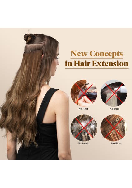 Avrupa ve Amerikan Tarzı Peruk Kadın Mısır Bigudi Balıkçılık Ipliği Uzun Kıvırcık Saç Kimyasal Fiber Saç Uzatmahalo Saç Perukperuk Seti (Yurt Dışından) indirimleri