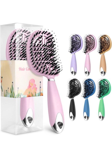 Pop Fırça Brosse Dolaşık Açıcı Saç Fırçası Kadın Naylon Kafa Derisi Masaj Saç Tarak Islak Kıvırcık Saç Fırçası Kuaförlük Şekillendirici Araçları (Yurt Dışından)
