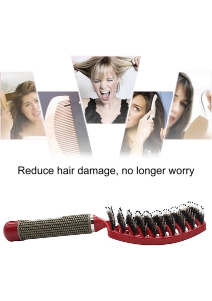 Renk Kadın Saç Masaj Tarak Kıl/naylon Saç Fırçası/ıslak Kıvırcık Detangle Saç Fırçası/salon Kuaförlük Saç Şekillendirici Araçları (Yurt Dışından) fiyatları