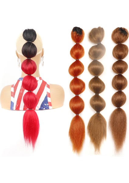 Dış Ticaret Peruk At Kuyruğu Kabarcık Peruk Uzun Kıvırcık Saç Kişilik At Kuyruğu Uzantıları Fener Örgü Peruk At Kuyruğu (Yurt Dışından)