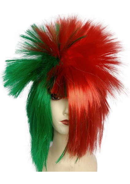 Kill Matt Erkekler ve Kadınlar Yaygın Olmayan Peruk Kılıf Performansı Renk Patlama Uzun Düz Saç Başlık (Yurt Dışından) indirimleri