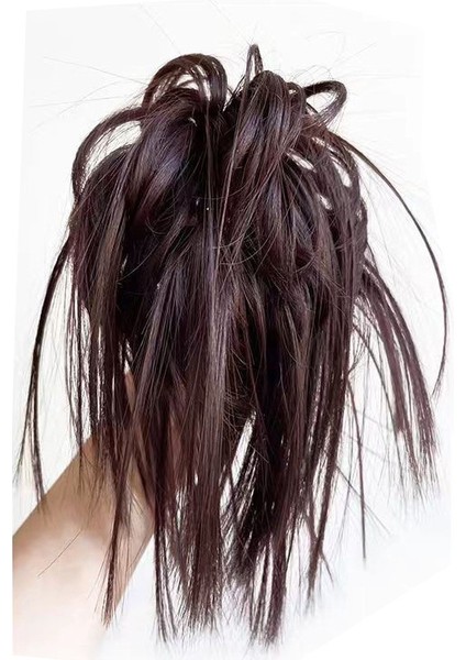 Tavuk Kümesi Bun Chignon Kadın Yüzük Yapay Saç Tembel Kabarık Gadget Doğal ve Kabarık Sıcak Kız Peruk Saç (Yurt Dışından) indirimleri