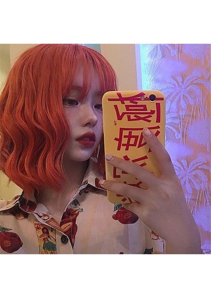 Moda Kadın Kısa Kıvırcık Peruk Hava Kaküllü Kabarık Saç Uzantıları Kişiselleştirilmiş Saç Aksesuarları Saç Örtüsü Şekillendirici Aracı Cosplay Sahne Masquerade Karnaval Partisi Için (Yurt Dışından) indirimleri