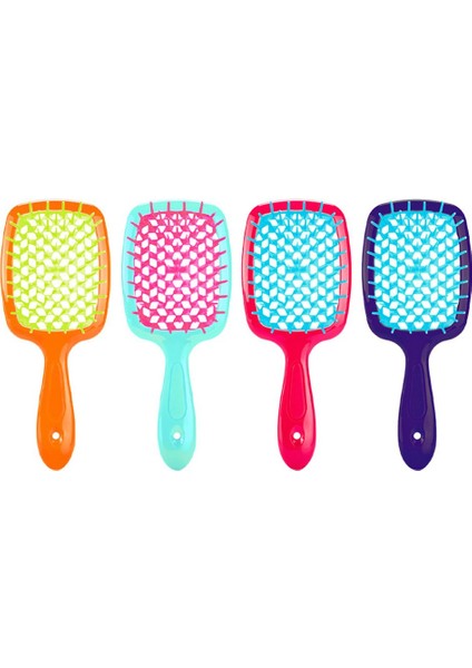 Geniş Diş Hava Yastığı Tarak Kadın Kafa Derisi Masaj Tarak Hava Yastığı Kıvırcık Saç Kabarık Şekillendirici Fırça Içi Boş Izgara Tarak (Yurt Dışından) fırsatları