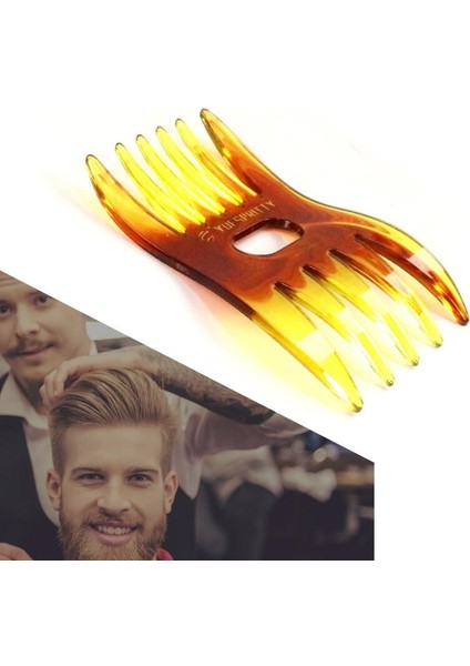 Erkek Retro Yağ Saç Tarak Seti Profesyonel Kuaförlük Salonu Şekillendirici Düz Saç Combs Adam Berber Saç Bakımı Tarzı Aracı (Yurt Dışından)