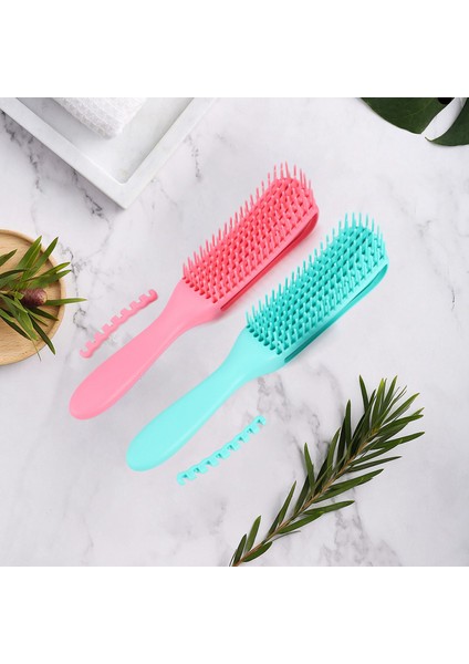 Adet Dolaşık Açıcı Fırça Seti Saç Derisi Masaj Fırçası Dolaşık Açıcı Fırça Saç Dolaşık Açıcı Için Afro 3A Ila 4c Kıvırcık Saç Fırçası (Yurt Dışından) modelleri