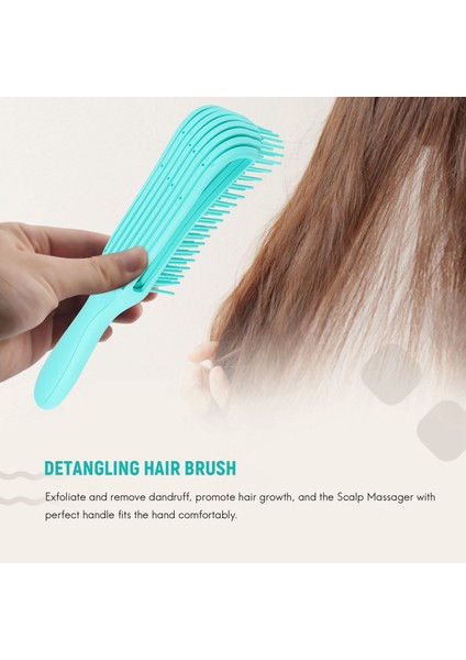 Adet Dolaşık Açıcı Fırça Seti Saç Derisi Masaj Fırçası Dolaşık Açıcı Fırça Saç Dolaşık Açıcı Için Afro 3A Ila 4c Kıvırcık Saç Fırçası (Yurt Dışından) fırsatları