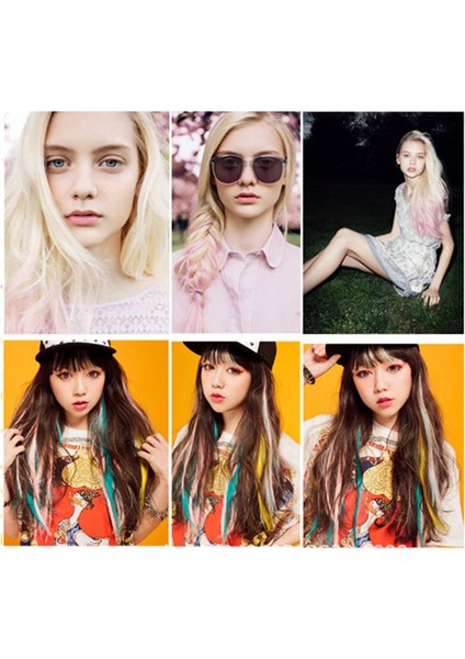 12 Adet Peruk Şerit Saç Uzantıları 22 (Yurt Dışından) indirimleri