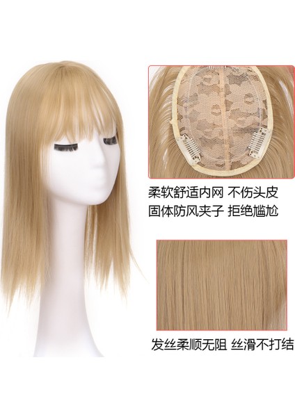 Peruk Kadın Saç Değiştirme Kafa Üst Postiş Düz Saç Kısa Düz Saç Gerçekçi Doğal Kapak Gri Saç (Yurt Dışından) modelleri