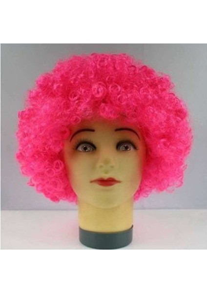 Fabrika Doğrudan Satış Afro Peruk Maskeli Balo Giydirme Hayranları Saç Komik Palyaço Renkli Peruk (Yurt Dışından) fırsatları