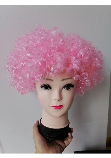 Fabrika Doğrudan Satış Afro Peruk Maskeli Balo Giydirme Hayranları Saç Komik Palyaço Renkli Peruk (Yurt Dışından) indirimleri