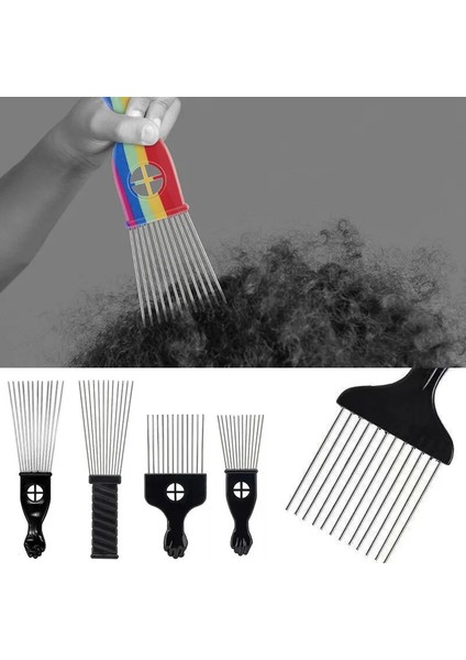 Yeni Moda Nsert Saç Alma Tarak Dolaşık Açıcı Tarak Afro Tarak Anti-Statik Saç Fırçası Metal Kıvırcık Saç Şekillendirici Araçları Saç Aksesuarları (Yurt Dışından) fiyatları