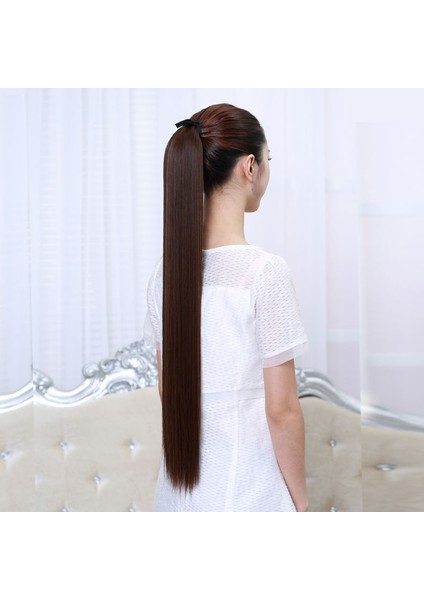 Peruk Kadın Uzun Düz Saç At Kuyruğu Orta Uzunlukta Kısa Saç Kuyruk Uzun Örgü Düz At Kuyruğu Peruk Askısı Peruk Seti (Yurt Dışından) fırsatları