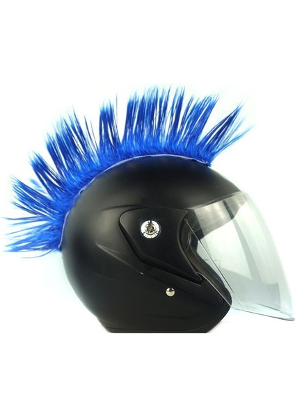 Kask Perukları Renkli Cockscomb Peruk Punk Headdress Komik Görünüm (Yurt Dışından) fiyatları