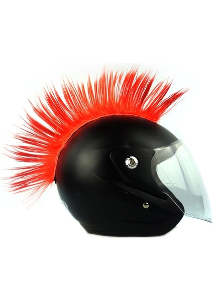 Kask Perukları Renkli Cockscomb Peruk Punk Headdress Komik Görünüm (Yurt Dışından) fırsatları