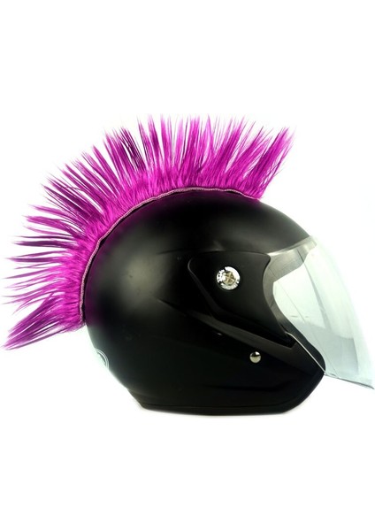 Kask Perukları Renkli Cockscomb Peruk Punk Headdress Komik Görünüm (Yurt Dışından) indirimleri