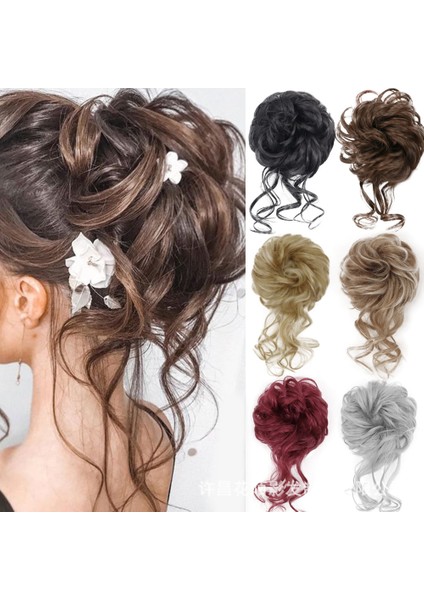 Fabrika Spot Ürünler Peruk Kavrama Kıvırcık Saç Topuz Kabarık Tembel Tomurcuk Headdress Çiçek Kabarık Doğal Uzun Sakal Saç Çantası (Yurt Dışından) fiyatları