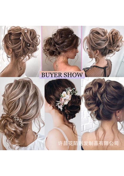 Fabrika Spot Ürünler Peruk Kavrama Kıvırcık Saç Topuz Kabarık Tembel Tomurcuk Headdress Çiçek Kabarık Doğal Uzun Sakal Saç Çantası (Yurt Dışından) modelleri
