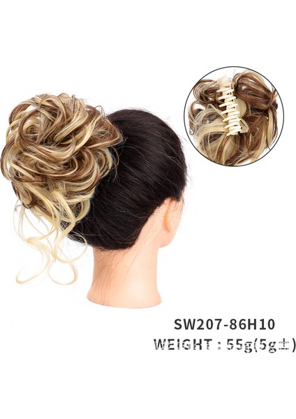 Fabrika Spot Ürünler Peruk Kavrama Kıvırcık Saç Topuz Kabarık Tembel Tomurcuk Headdress Çiçek Kabarık Doğal Uzun Sakal Saç Çantası (Yurt Dışından) indirimleri