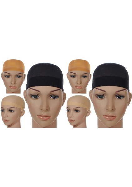 Deluxe Peruk Kap Saç Net Örgü 4 Parça Saç Peruk Ağları Peruk Yapımı Için Streç Örgü Peruk Kap Ücretsiz Boyutu (Cilt Tonu) (Yurt Dışından) indirimleri