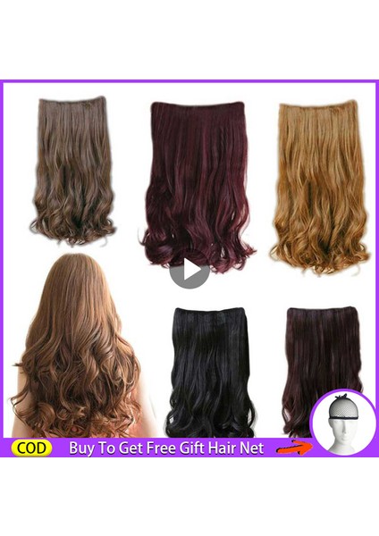 65 cm Gerçek Saç Gerçek Saç Peruk Kadınlar Için 5 Klipler Insan Gerçek Saç Orijinal Bayanlar Uzun Kıvırcık Dalgalı Saç Uzantıları Üzerinde Tam Kafa Üst (Yurt Dışından)
