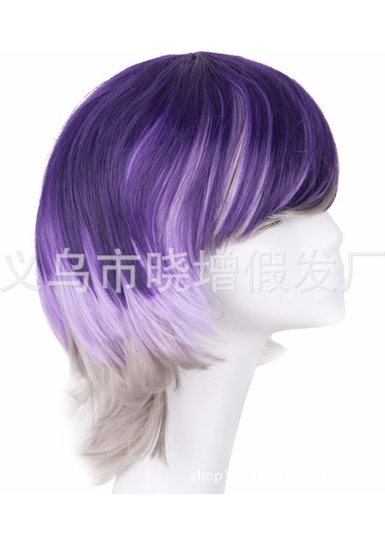 Cosplay Anime Peruk Erkek Kısa Saç 25CM Resim Rengi (Yurt Dışından) fiyatları