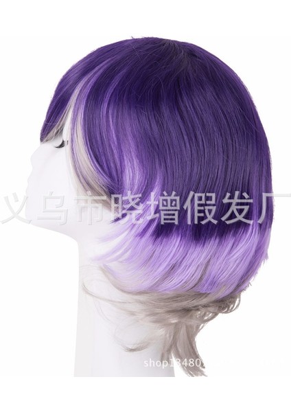 Cosplay Anime Peruk Erkek Kısa Saç 25CM Resim Rengi (Yurt Dışından) modelleri