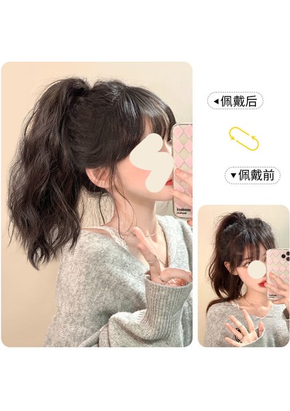 Peruk At Kuyruğu Kadın Kısa Kıvırcık Kavrama Yüksek Kıvırcık Saç Bandaj Örgü Tek Parça Dropshipping Fabrika Doğrudan Satış (Yurt Dışından)