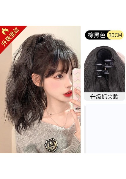 Peruk At Kuyruğu Kadın Kısa Kıvırcık Kavrama Yüksek Kıvırcık Saç Bandaj Örgü Tek Parça Dropshipping Fabrika Doğrudan Satış (Yurt Dışından) indirimleri