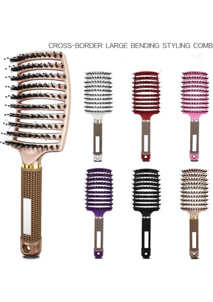 Saç Derisi Masaj Tarak Saç Fırçası Kadın Islak Kuru Kıvırcık Dolaşık Açıcı Saç Fırçası Kıl Naylon Salon Saç Şekillendirici Araçları Dropship Sıcak (Yurt Dışından)