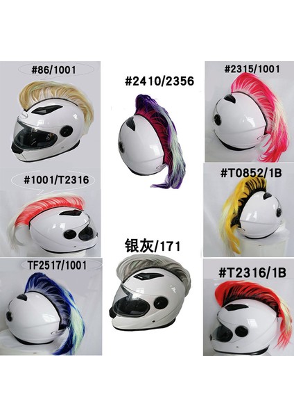 Motosiklet Denge Arabası Kask Serin Yaratıcı Stil Renk Konu Tavuk Premier Kask Velcro Dekoratif Peruk Dış Ticaret Tedarik (Yurt Dışından)