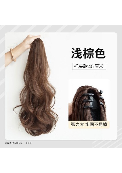 Yüksek At Kuyruğu Peruk Kadın Kavrama Büyük Dalga Uzun Kıvırcık Saç Görünmez Kabarık Saç Büyüme Bandaj Taklit Tam Gerçek Insan Saç Örgü (Yurt Dışından) fiyatları