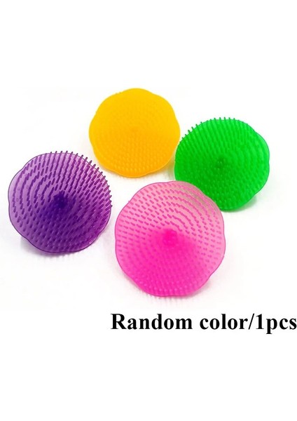 Adet Rastgele Silikon Kafa Masajı Saç Yıkama Tarak Yumuşak Şampuan Fırçası Saç Temiz Sağlık Yeni Taşınabilir Banyo Spa Saç Derisi Fırçası (Yurt Dışından) modelleri