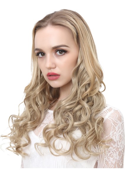 130 Gram Tek Parça Beş Kartlı Saç Uzatma Kadın Peruk Uzun Kıvırcık Saç Peruk Seti (Yurt Dışından) modelleri