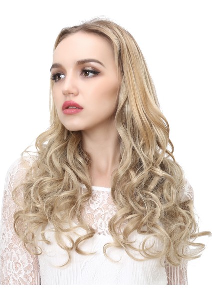 130 Gram Tek Parça Beş Kartlı Saç Uzatma Kadın Peruk Uzun Kıvırcık Saç Peruk Seti (Yurt Dışından) indirimleri