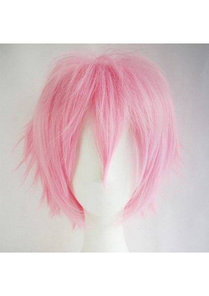 Erkekler Için Çok Amaçlı Renkli Peruk Çünkü Peruk Anime Peruk Kılıf Cosplay Anti-Kıvırma Kısa Saç (Yurt Dışından) fırsatları