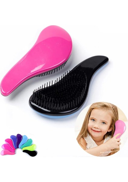 Yeni Saç Fırçası Kızlar Dolaşık Açıcı Saç Fırçası Çocuklar Kız Için Kurutucu Kinky Kıvırcık Saçlar Için Tarak (Yurt Dışından)