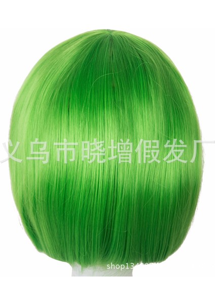 Anime Peruk Yeşil Bobhaircut Qi Yan Patlama Bobo Renk Çünkü Kısa Saç 16 Renk (Yurt Dışından) modelleri
