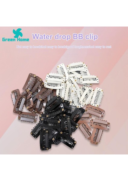 Peruk Sabitleme Klipsi Çok Fonksiyonlu Saç Uzatma Klipleri Lastik Uçlu 20 32MM Set Kadın Saç Parçaları Için 7-Diş Peruk Kendin Yap Saç Modelleri Saç Derisi Dostu Saç Tokası (Yurt Dışından)