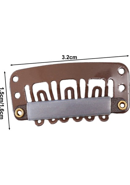 Peruk Sabitleme Klipsi Çok Fonksiyonlu Saç Uzatma Klipleri Lastik Uçlu 20 32MM Set Kadın Saç Parçaları Için 7-Diş Peruk Kendin Yap Saç Modelleri Saç Derisi Dostu Saç Tokası (Yurt Dışından) fiyatları