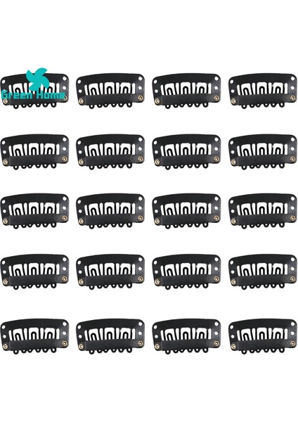 Peruk Sabitleme Klipsi Çok Fonksiyonlu Saç Uzatma Klipleri Lastik Uçlu 20 32MM Set Kadın Saç Parçaları Için 7-Diş Peruk Kendin Yap Saç Modelleri Saç Derisi Dostu Saç Tokası (Yurt Dışından) modelleri