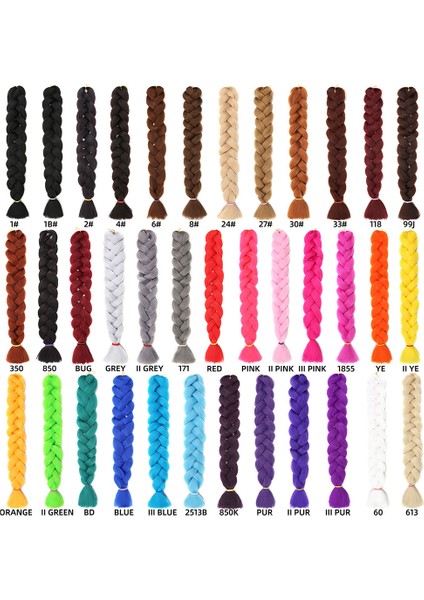 Dış Ticaret Afrika Kimyasal Elyaf Peruk Büyük Örgü Jumbo Örgü Hairdreadlocks Yüksek Sıcaklık Jacques Örgü (Yurt Dışından) fiyatları