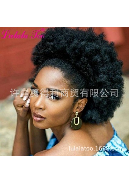 10 Inç Afrika Chignon Afro Afro Saç Topuz At Kuyruğu Xuchang Tam Kafa Peruk Peruk (Yurt Dışından) fiyatları