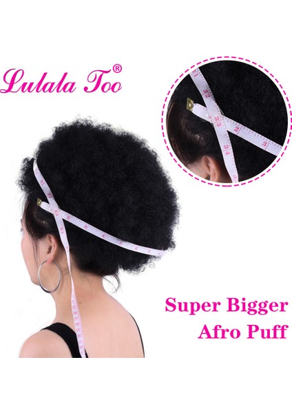 10 Inç Afrika Chignon Afro Afro Saç Topuz At Kuyruğu Xuchang Tam Kafa Peruk Peruk (Yurt Dışından) modelleri