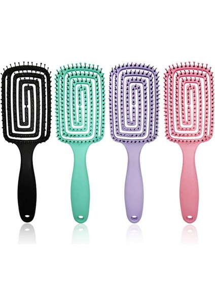 Saç Derisi Masaj Tarak Saç Fırçası Kıl Naylon Kadın Islak Kıvırcık Detangle Saç Fırçası Salon Kuaförlük Şekillendirici Araçları Damla (Yurt Dışından) fiyatları