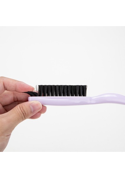 Plastik Saç Fırçaları Profesyonel Dıy Kıl Tarak Fırça Salon Malzemeleri Taşınabilir Üç Satırlar Kaymaz Kuaförlük Şekillendirici Araçları (Yurt Dışından)